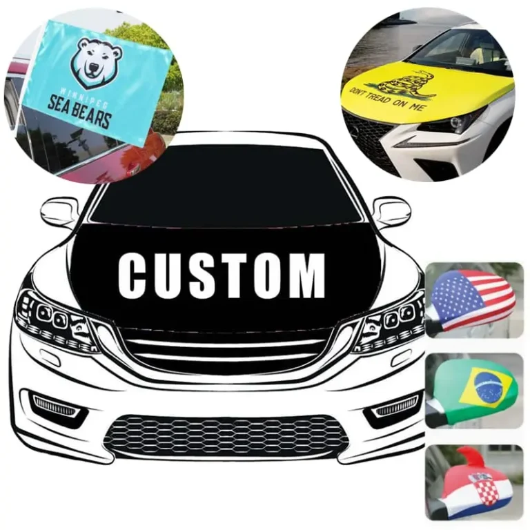 banderas para autos