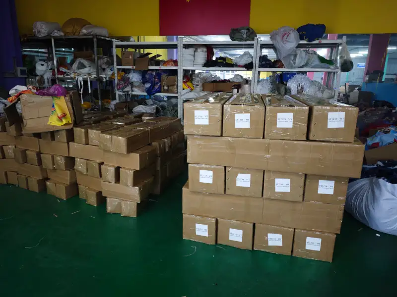 Productos embalados y listos para su envío