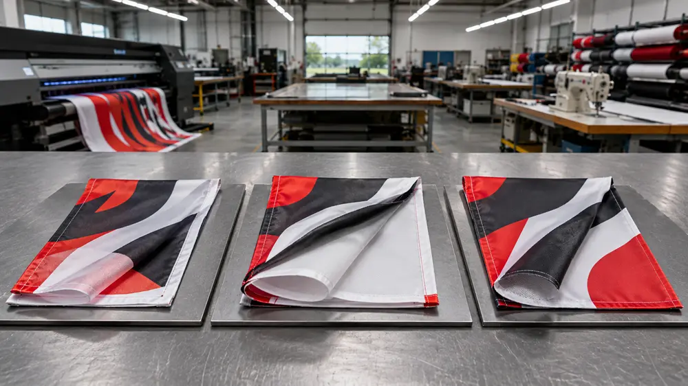Tres formas de fabricar banderas personalizadas a doble cara